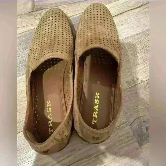 Trask Ali Perforated Loafer in Taupe Suede at Nordstrom Rack, Size 8 NWT - Picture 4 of 5